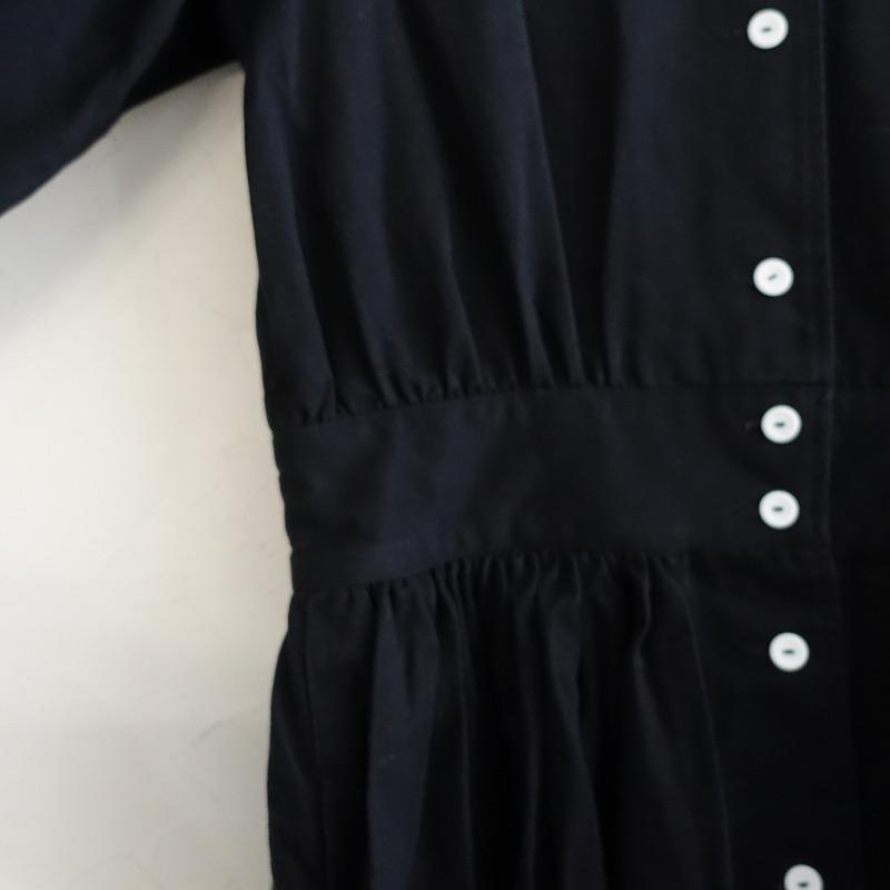 フーフー foufou *THE DRESS コットンフロントボタンロングワンピース