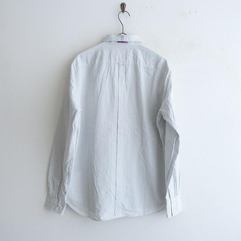 ポールスミス Paul Smith *コットンドット刺繍ロングスリーブシャツ*M 