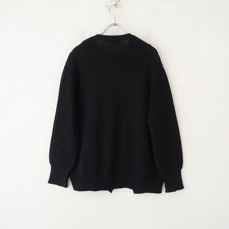 pas de calais 黒 トップス 36 pas de calais（パドカレ） 【定価3万】パドカレ *スポンディッシュ