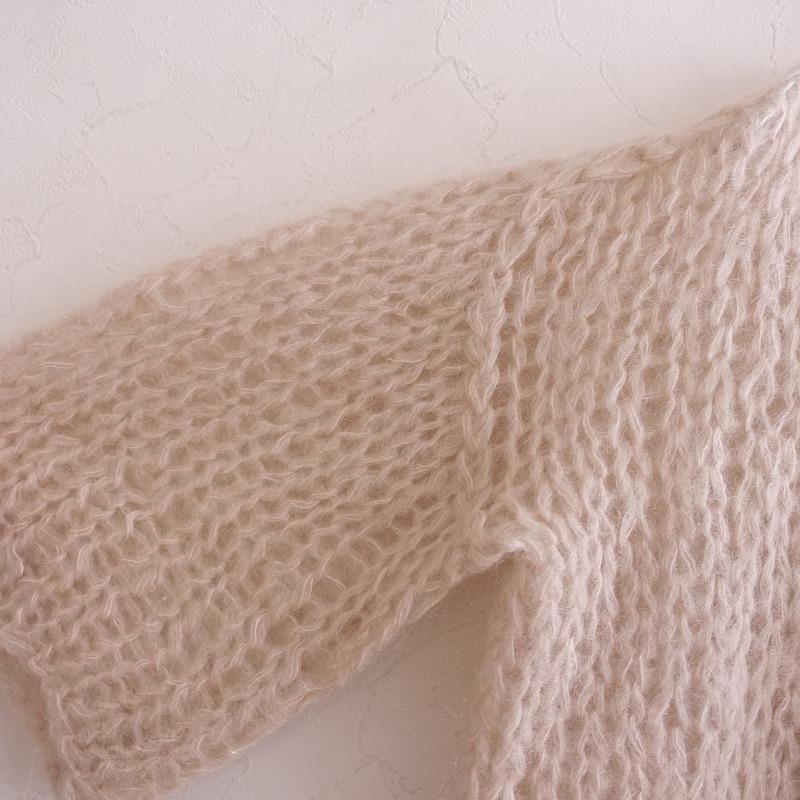 マイアミベーシック Maiami basic *モヘヤブレンドニットセーター*M/L