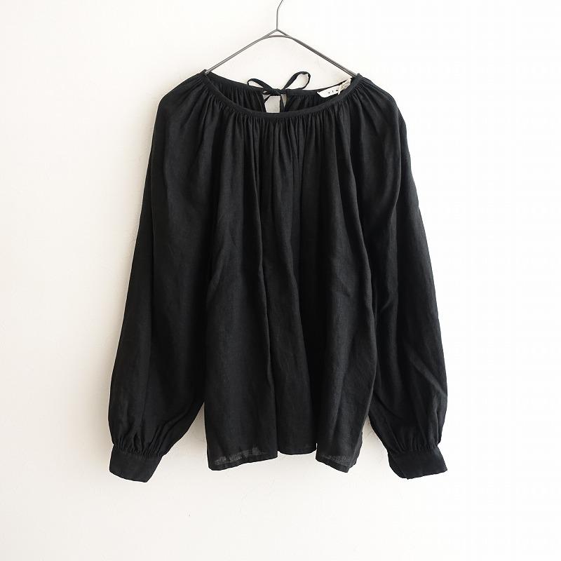 定価2.1万】ヴレ Vrai *リネンギャザーブラウス*プルオーバー