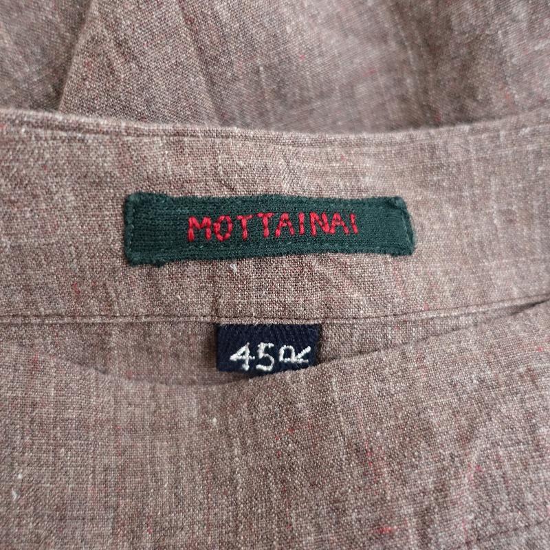 45アールピーエム R45RPM MOTTAINAI *リネンロングワンピース*0