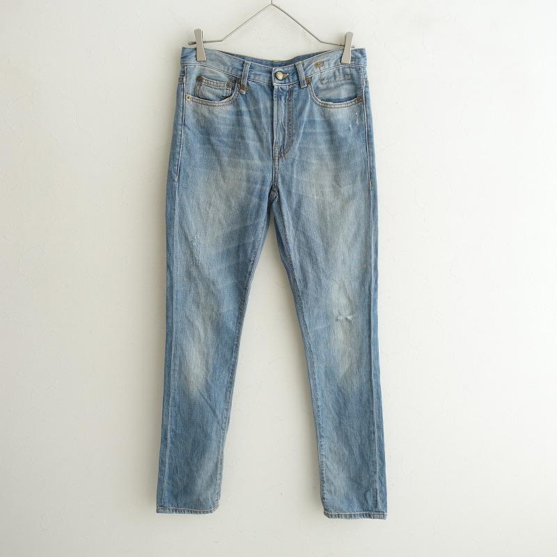 アールサーティーン R13 *Slouch Skinny ダメージデニムパンツ*24 
