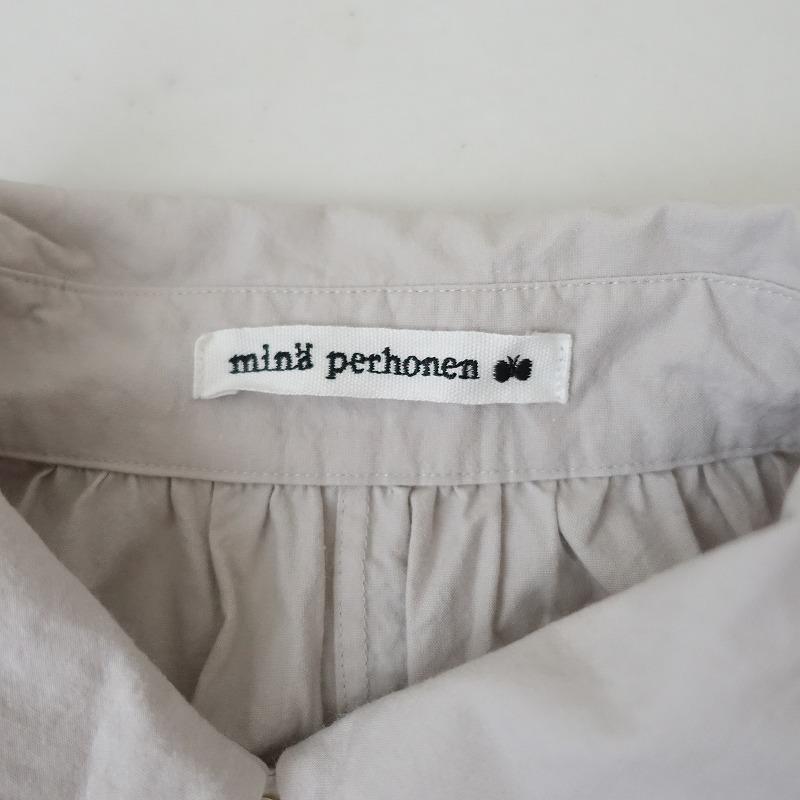 mina perhonen ミナペルホネン *matinee コットンシャツ mina perhonen ミナペルホネン *matinee コットンシャツ
