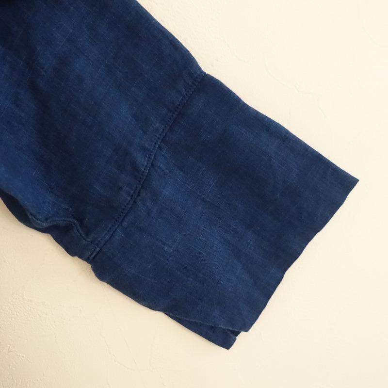 ブルーイングリーン blueingreen *インディゴリネンボタンカシュクール