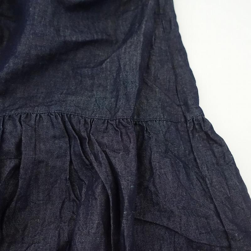 Gauze# 【未使用/定価2.3万】ガーゼ *INDIGO ORDINARY 2WAY one-piece 