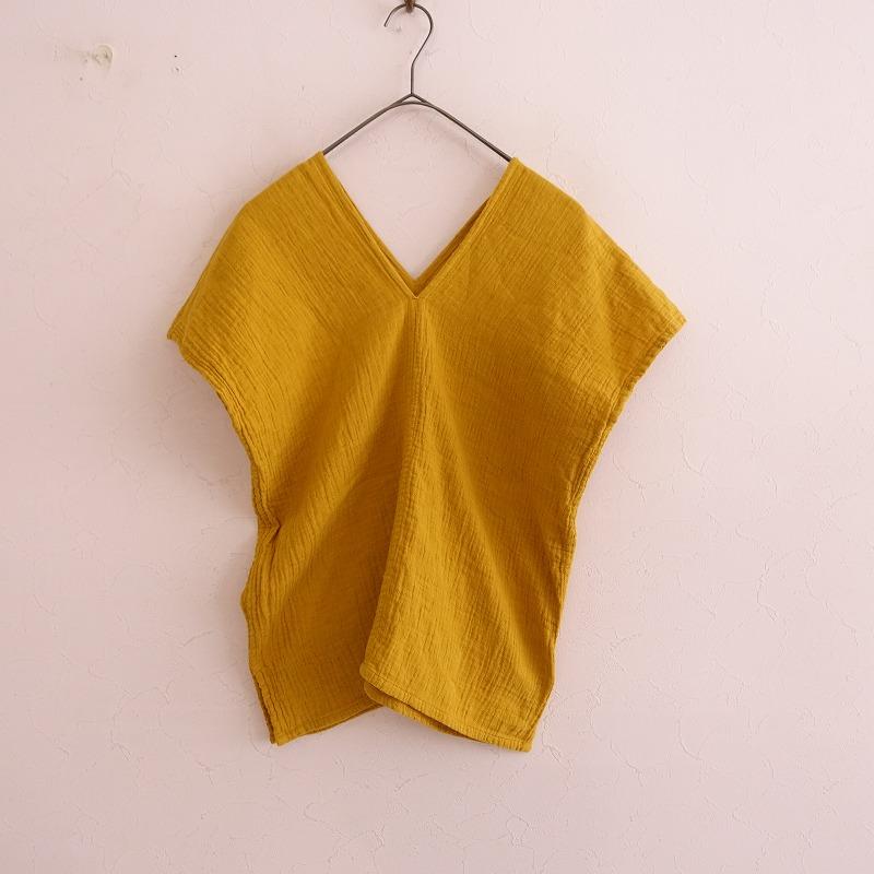 えみおわす カレン半袖シャツ サイズM えみおわす カレン族シャツ（藍染）