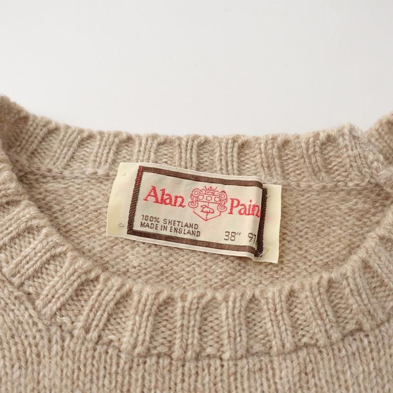 アランペイン Alan Paine *ピュアニューウールクルーネックニット