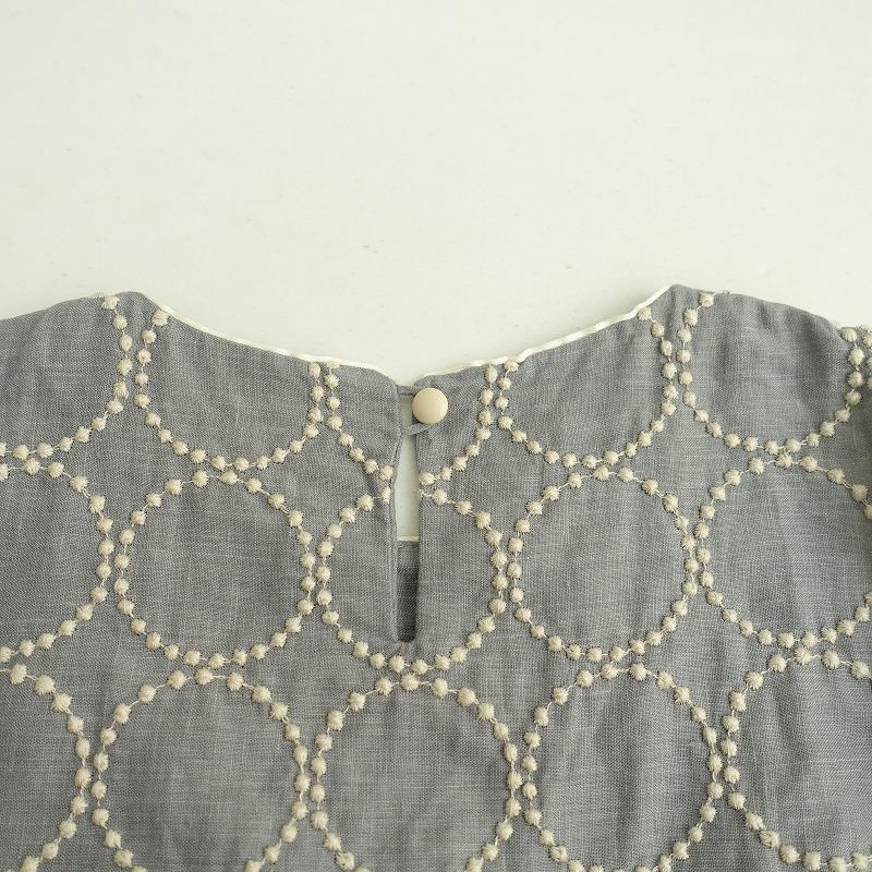 ミナペルホネン　キッズ　半袖ワンピース　120 ミナペルホネン キッズ 半袖ワンピース 120 mina perhonen(ミナ