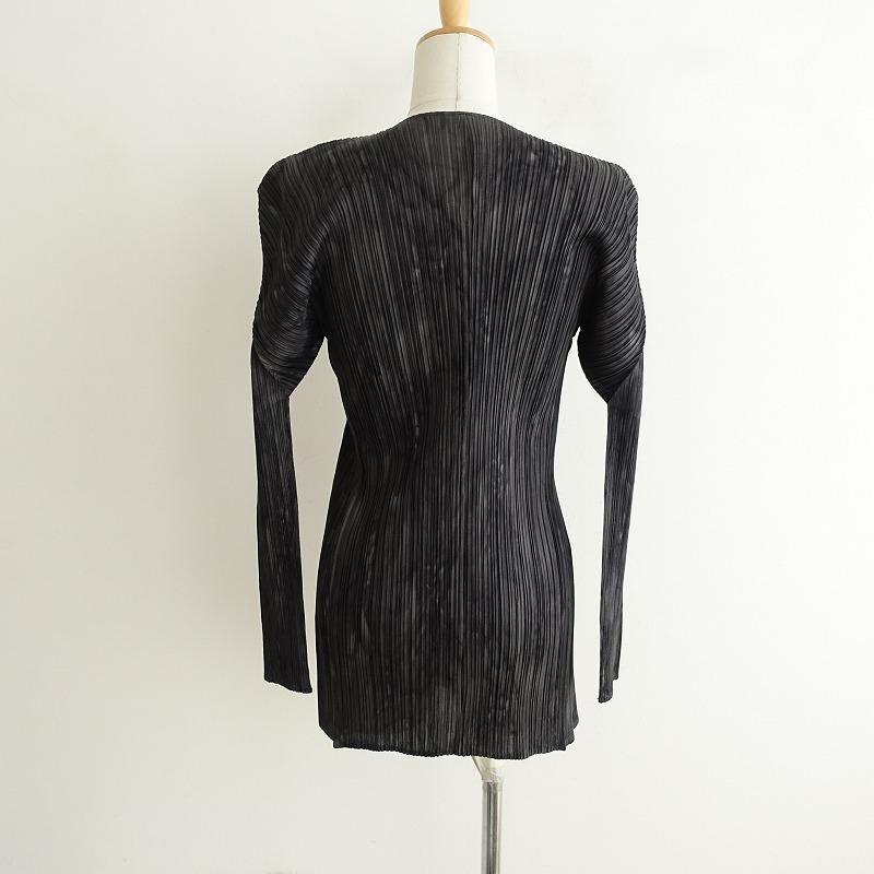プリーツプリーズ PLEATS PLEASE *プリーツ加工カーディガン*3トップス  