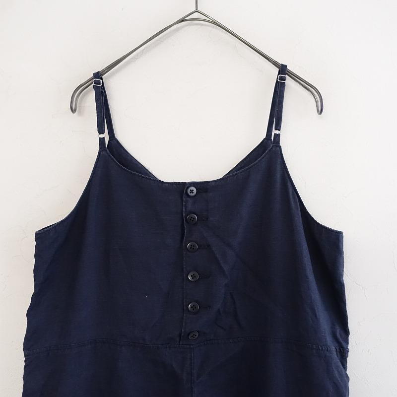 【GRANDMA MAMA DAUGHTER】リネンサロペットパンツ GRANDMA MAMA DAUGHTER //グランマママドーター *リネン