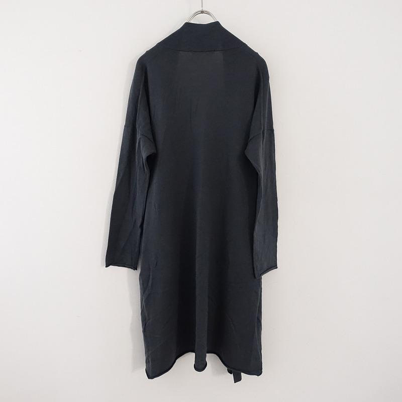 未使用　evam eva コットンリネンドロップポケットローブ　カーディガン 未使用 evam eva コットンリネンドロップポケットローブ
