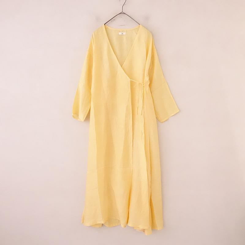 ヨリ Yoli *Silk long cashecoeur dress シルクロングカシュクール