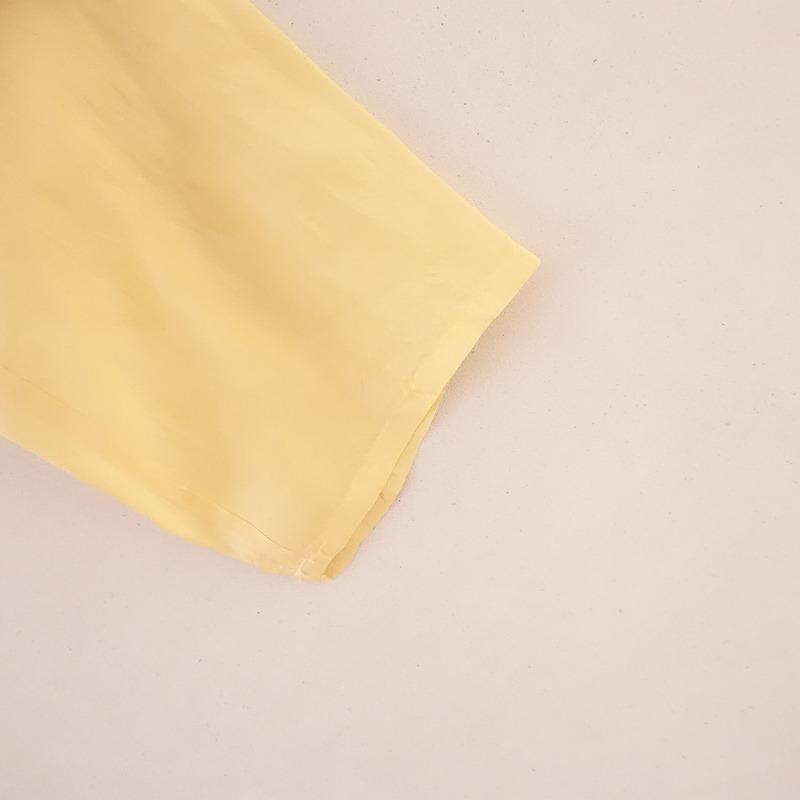 ヨリ Yoli *Silk long cashecoeur dress シルクロングカシュクール