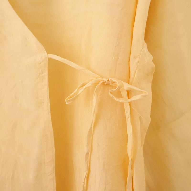 ヨリ Yoli *Silk long cashecoeur dress シルクロングカシュクール