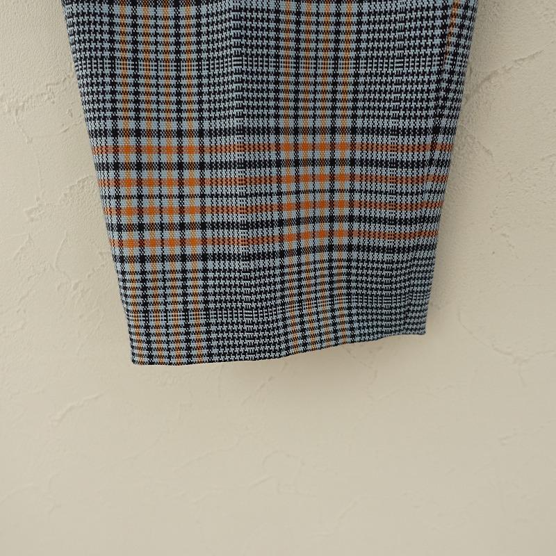 【AKRIS PUNTO】チェック柄　クロップドパンツ AKRIS PUNTO】チェック柄クロップドパンツ