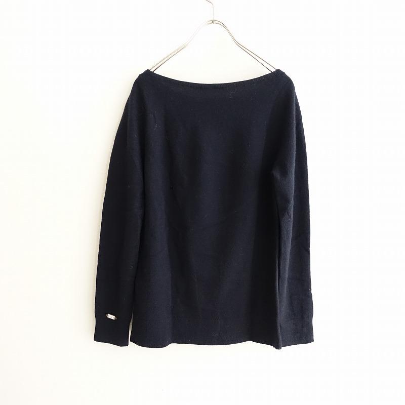 中川政七商店 *kuru ウールニットプルオーバー*セーター毛トップス紺