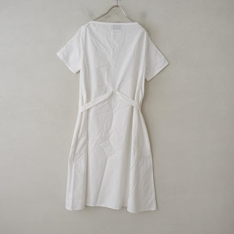 YAECA コットンギャザーカシュクール ラップドレス