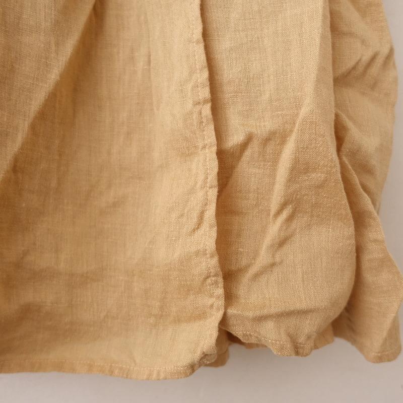 ポプリ pot-pourri *リネンカシュクールワンピース*前合わせ  