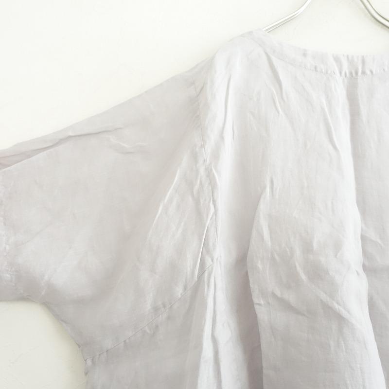 nest Robe ネストローブ *ラミークリンクル2WAYブラウス*Fシャツ麻薄手 