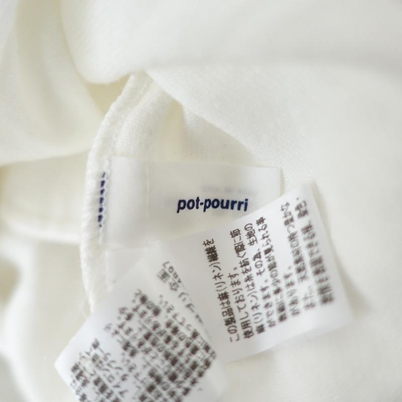 2024SS/定価1.9万】ポプリ pot-pourri *リーデノースリーブワンピース 