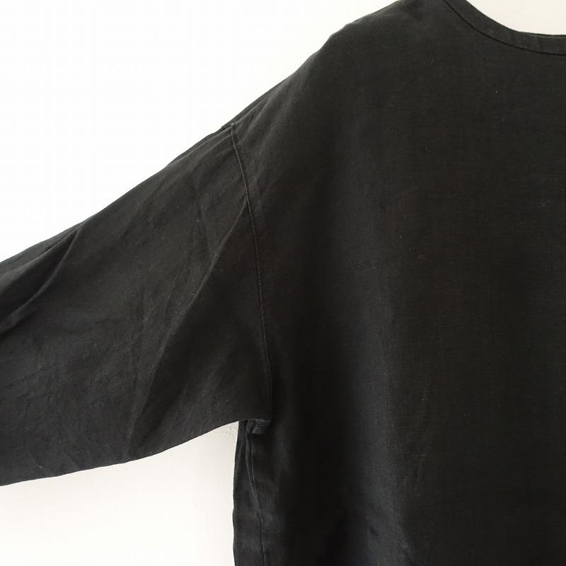 かぐれ 【定価1.3万】かぐれ kagure *リネンクルーネックプルオーバー