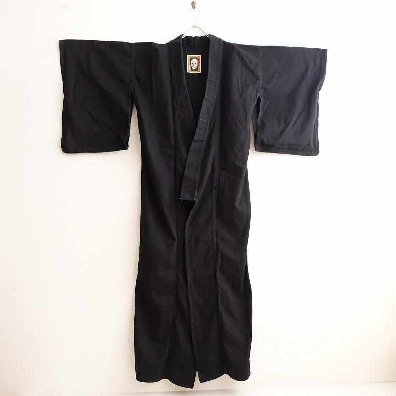 KAPUKI×西岡ペンシル デニム着物 黒デニム 対丈S KAPUKI×西岡ペンシル デニム着物 黒デニム 対丈S