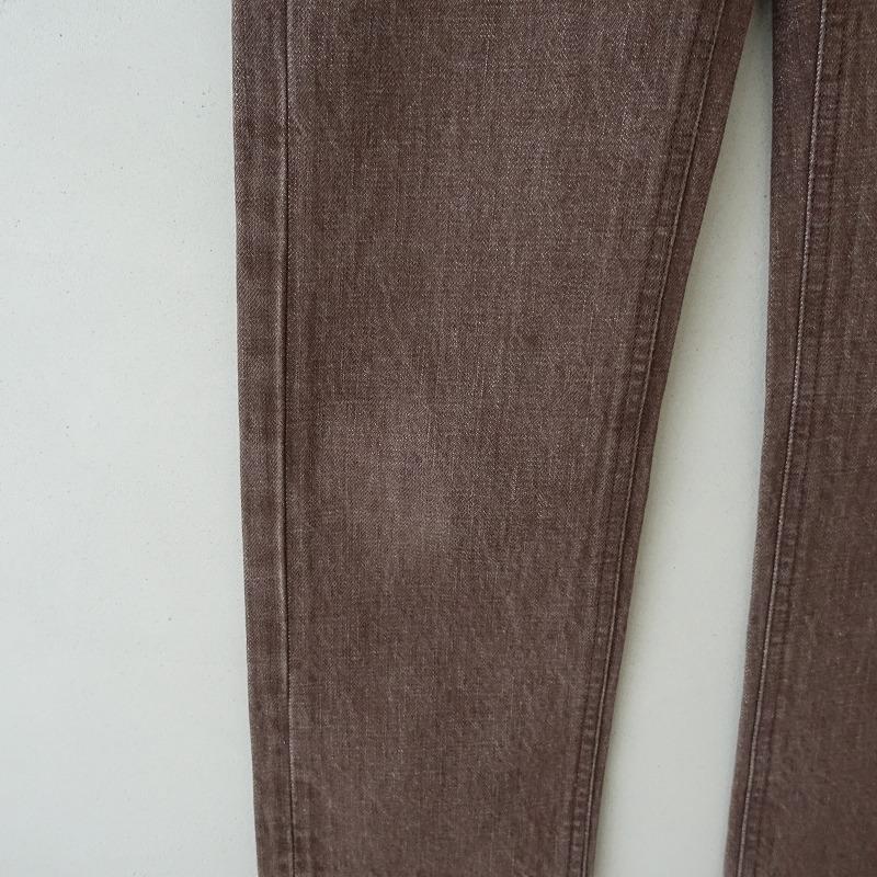 定価2.6万】シシクイ THE SHISHIKUI *BASIC JEANS カラーデニム 定価2.6万】シシクイ THE SHISHIKUI *BASIC JEANS カラーデニム
