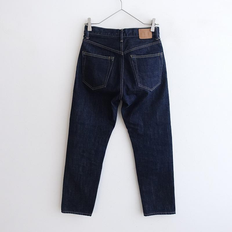 ハツキ HATSKI *18007 レギュラーテーパードデニムパンツ*W0コットン綿 
