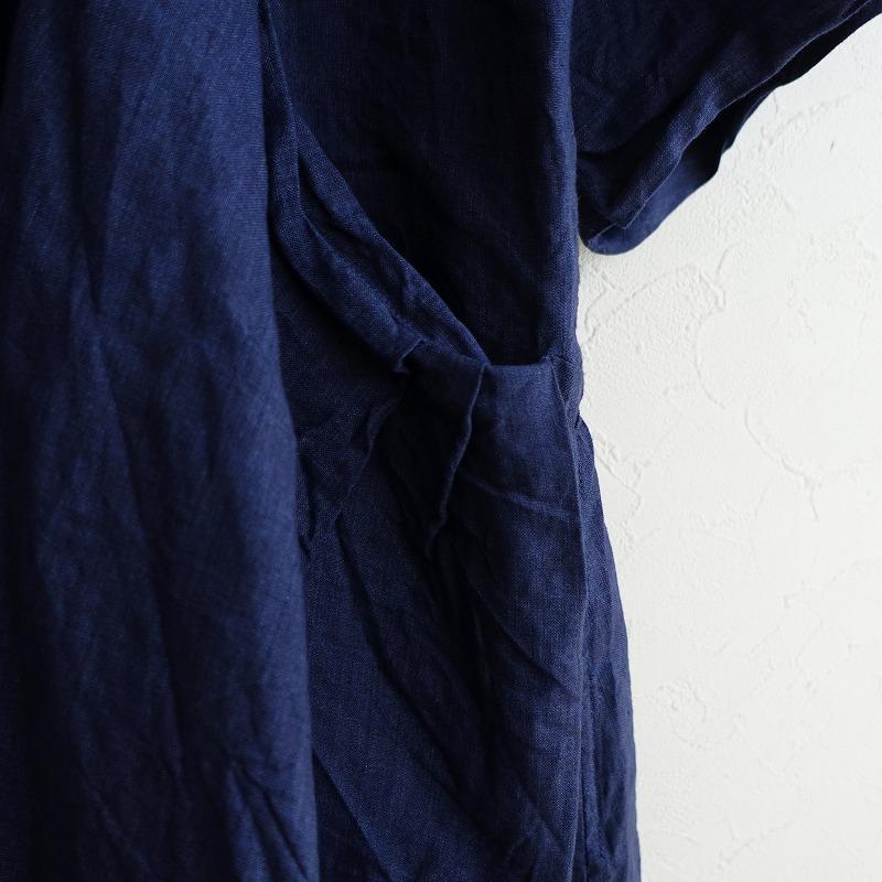 ハレルヤ HALLELUJAH *リネンロングワンピース*ドレス麻インディゴ染め