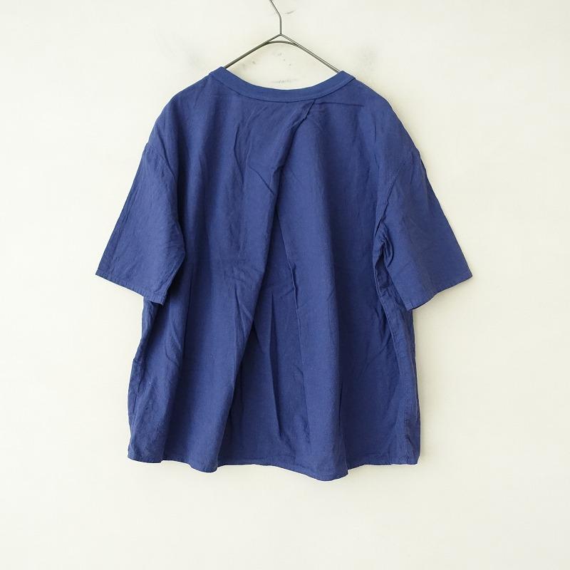 maillot（マイヨ） *リネンコットンバックタックTee*0カットソー綿麻