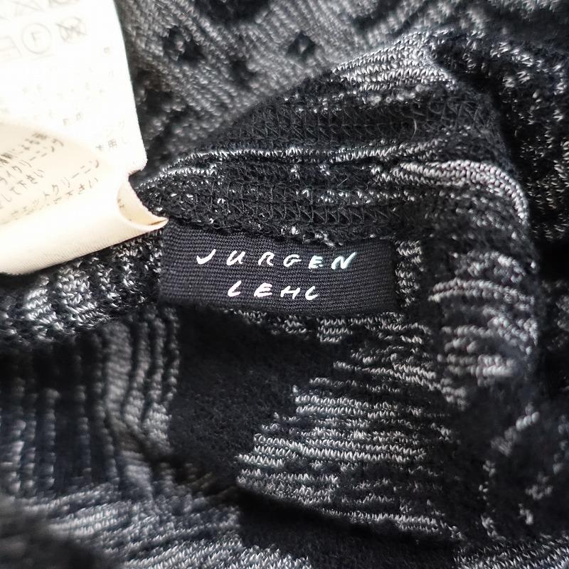 ヨーガンレール JURGEN LEHL *ウールシルク総柄デザインニット  