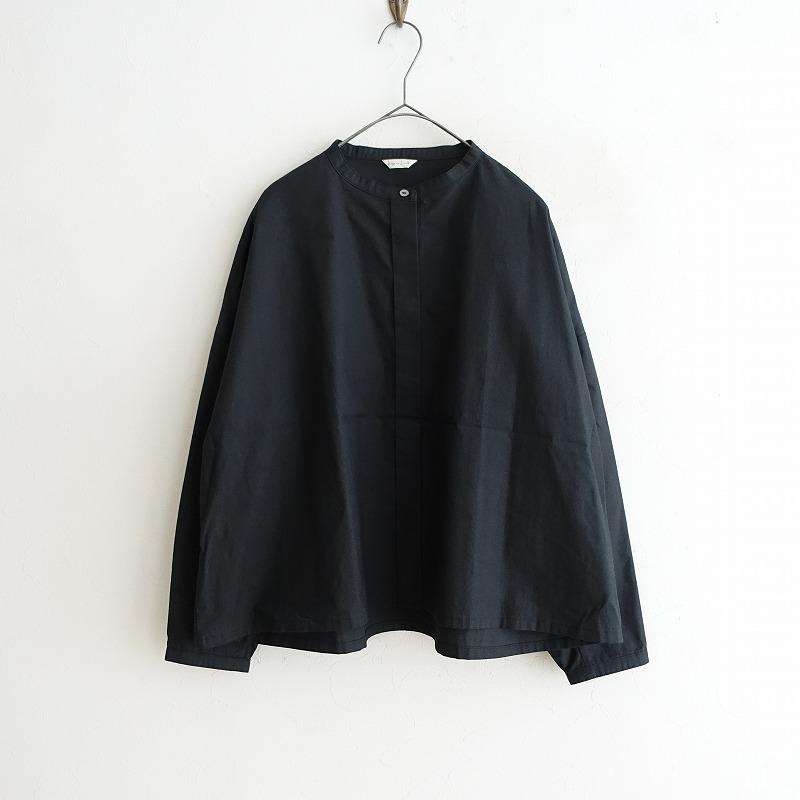 美品】カゼノスミカ kaze no sumika *コットンバンドカラー長袖シャツ 