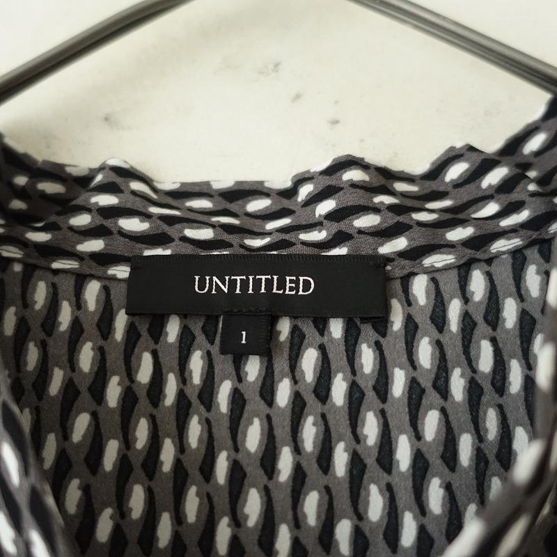 UNTITLED（アンタイトル） 【定価2.4万】アンタイトル *ジオメ柄