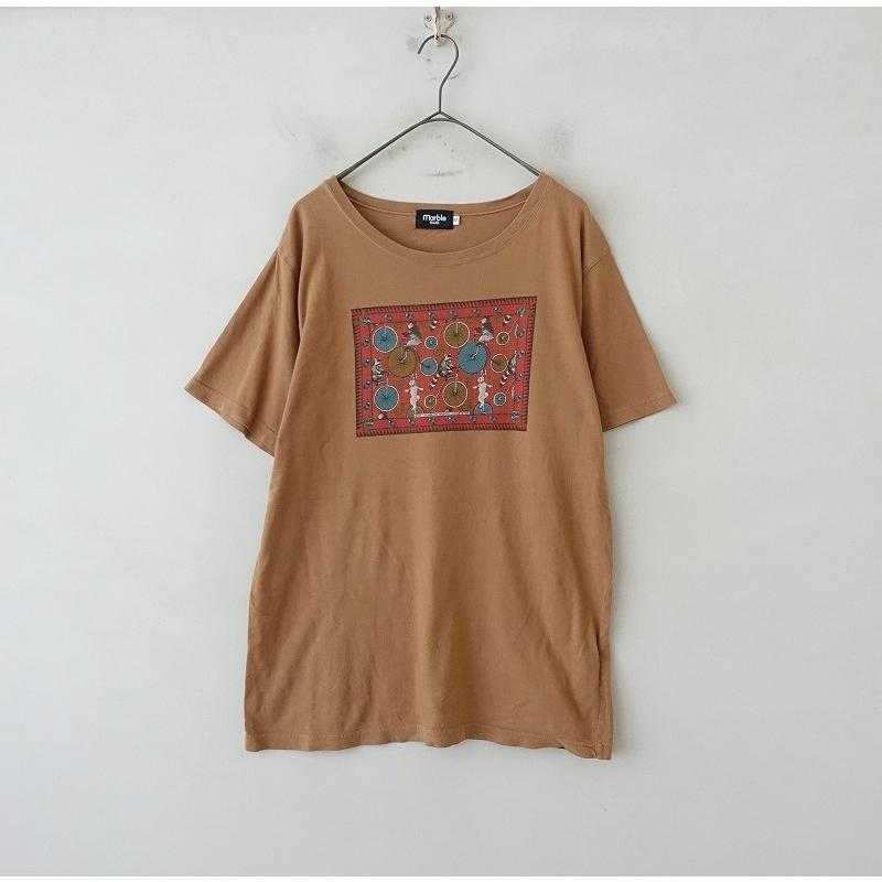 marble SUD（マーブルシュッド） *コットンプリントTシャツ*M半袖 