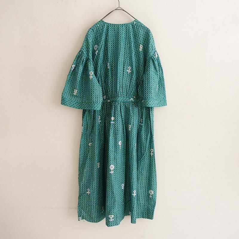 美品　希少 ミナペルホネン　carnival tree 40 半袖ワンピース 美品 希少 ミナペルホネン carnival tree 40 半袖ワンピース