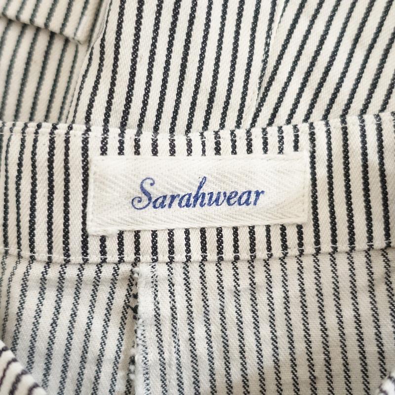 美品】サラウェア SARAH WEAR *コットンヒッコリーストライプ 