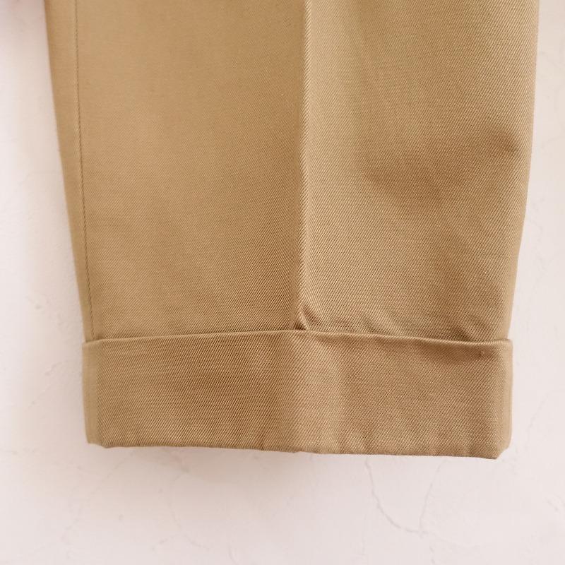 SCYE BASICS サイベーシックス *コットン2タックセンタープレス