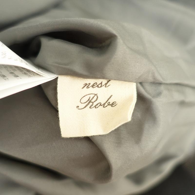 nest Robe ネストローブ *ウールヘリンボーンサロペットパンツ*F 