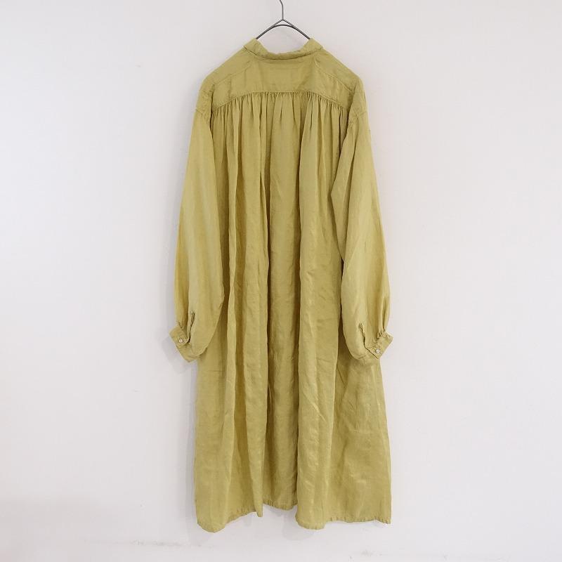 kaval カヴァル *Back gather clress ワンピース*Fシルクシャツドレス
