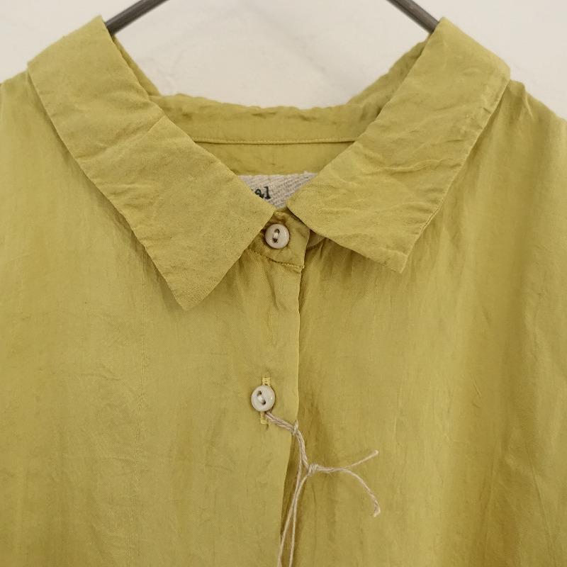 kaval カヴァル *Back gather clress ワンピース*Fシルクシャツドレス  