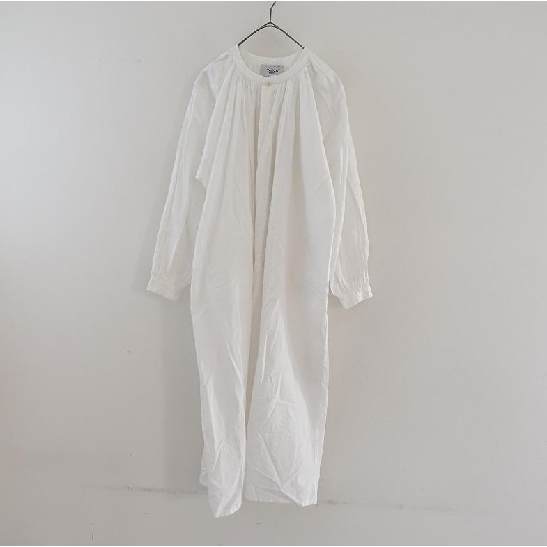 YAECA 【定価3.5万】ヤエカライト WRITE *99113 ギャザーブラウス 