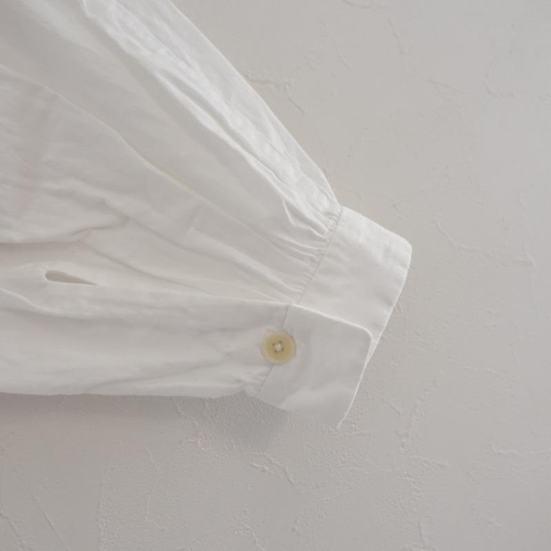 YAECA 【定価3.5万】ヤエカライト WRITE *99113 ギャザーブラウス 