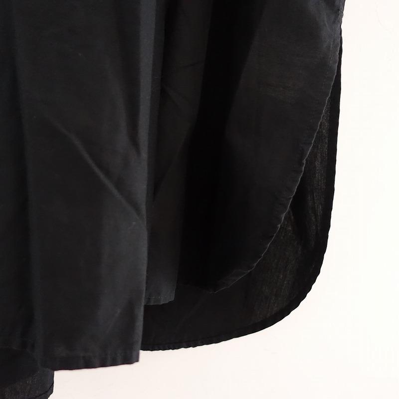ミズイロインド mizuiro-ind *コットンピンタックワンピース*ブラック