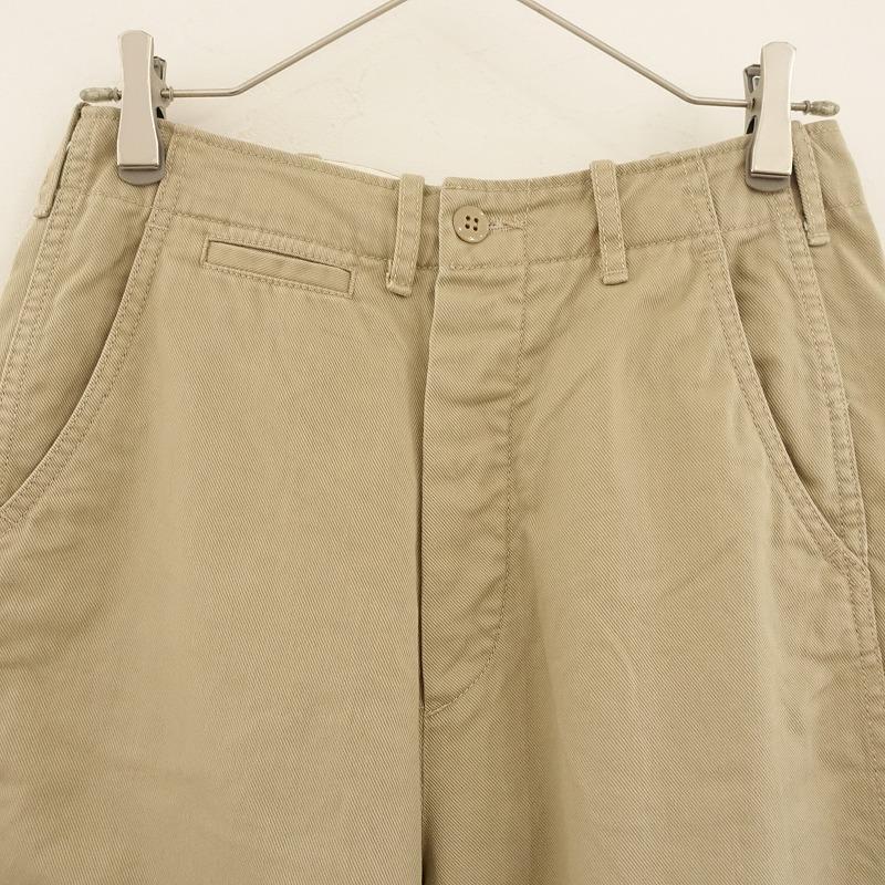【2024SS/定価2.5万】シンゾーン THE SHINZONE *コットンチノパンツ*36ツイルクロス綿ベージュボトムス(1-2410-264)【31K42】_2