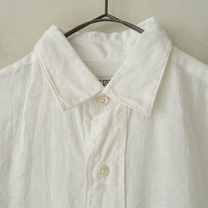 オールドマンズテーラー リネン100%シャツワンピース 白