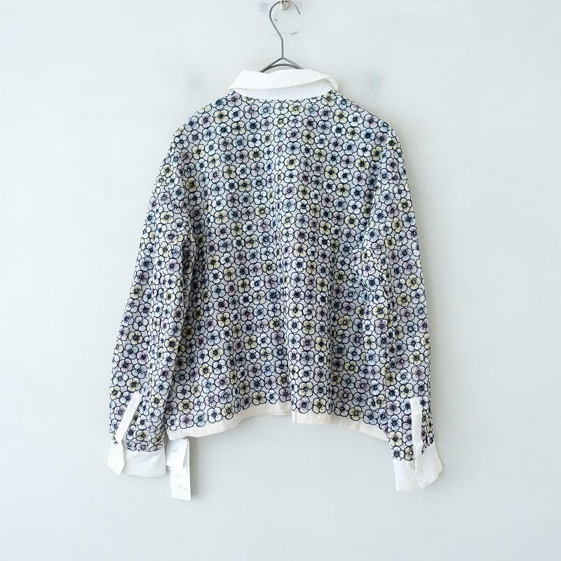 ミナペルホネンpiha 刺繍ブラウス38