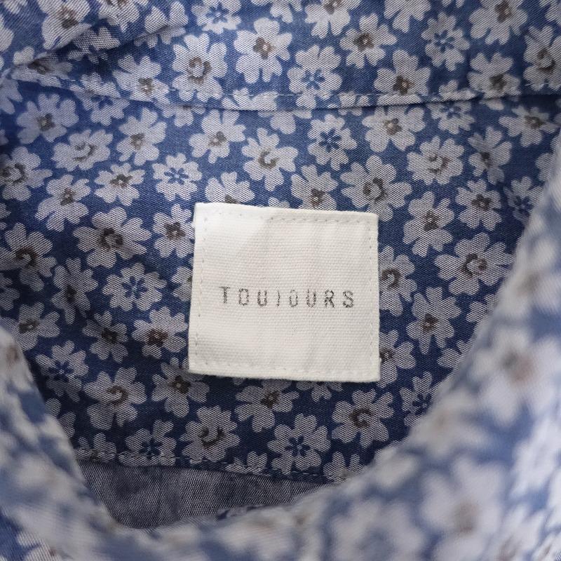 TOUJOURS 【2023AW/定価6.3万】トゥジュー *COTTON CHAMBRAY TOUJOURS 【2023AW/定価6.3万】トゥジュー *COTTON CHAMBRAY