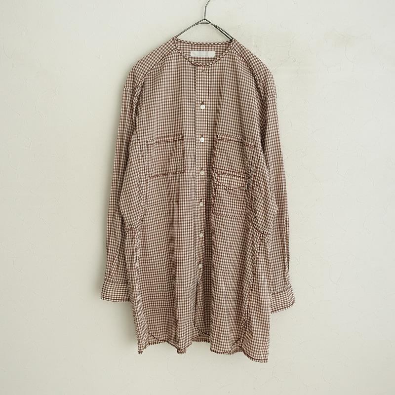 homspun ロングコットンシャツ homspun ロングコットンシャツ homspun(ホームスパン