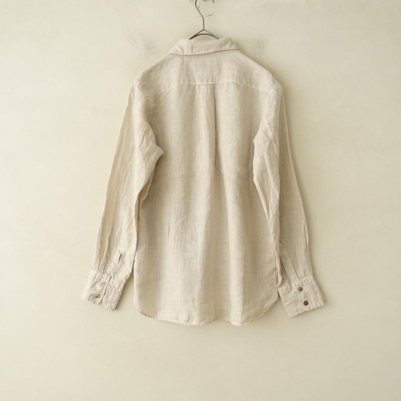 Vlas Blomme（ヴラスブラム） *リネンレギュラーカラー長袖シャツ*1 